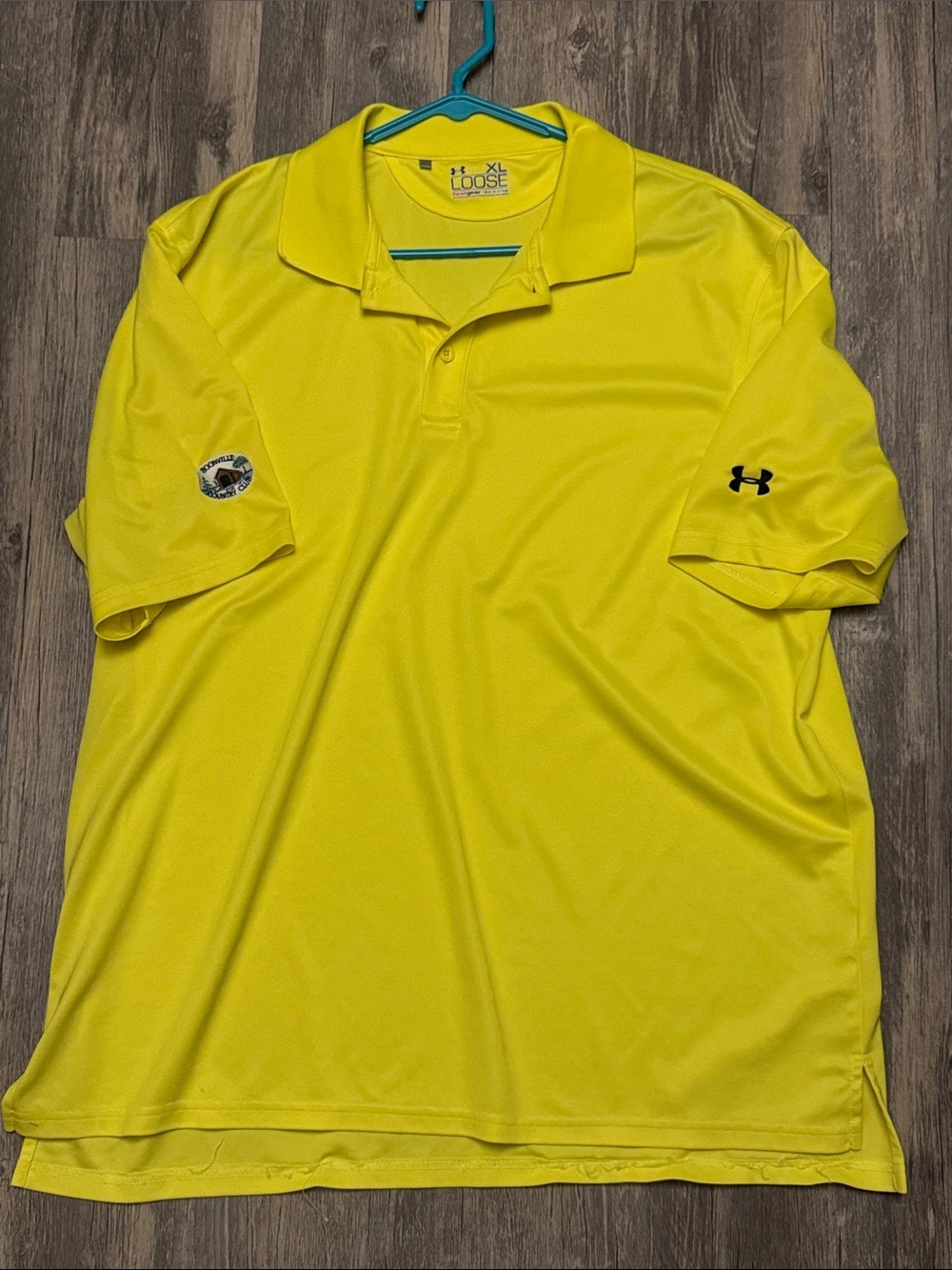 Under Armour Men’s Bright Yellow Polo Shirt